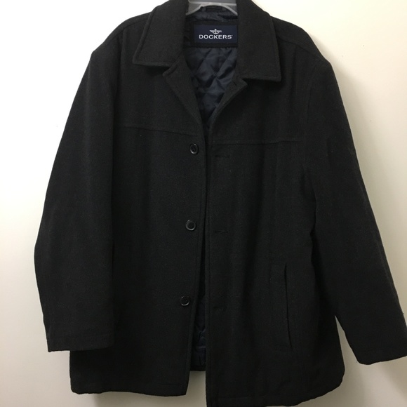 Dockers Other - Dockers Peacoat Overcoat Mens L